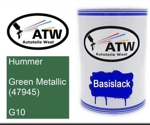 Hummer, Green Metallic (47945), G10: 500ml Lackdose, von ATW Autoteile West.